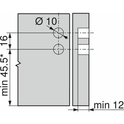 Legrabox, bočnice 770N5002S Orion sivá matná, 500 mm /Blum Legrabox, bočnice 770N5002S Orion sivá matná, 500 mm /Blum