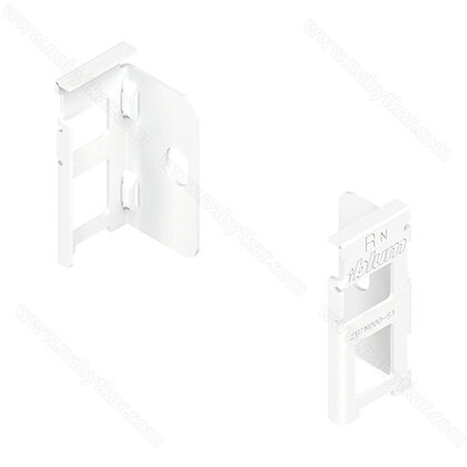 Legrabox, držiak chrbta ZN7N000S biele /Blum