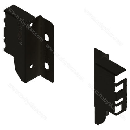 Uchyt.zad. čela 7cm bez rel.Z30M000S.čierny  /Blum Uchyt.zad. čela 7cm bez rel.Z30M000S.čierny  /Blum