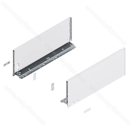 Legrabox, bočnice 770C4502S biele, 450 mm /Blum