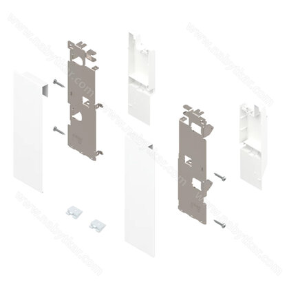 Legrabox, uchytenie vn. pr.čela ZI7.3CS0 biela/Blum