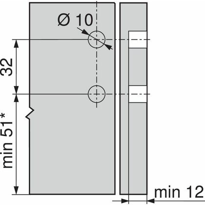 Legrabox, bočnice 770M3502S biele, 350 mm /Blum