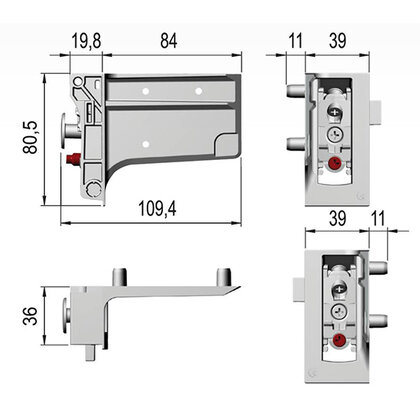 Sada LIBRA H7 pre jednu skrinku