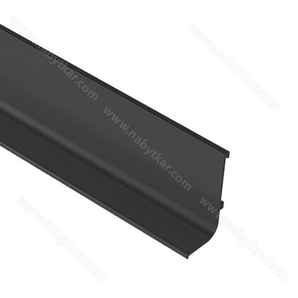 Gripless LIGHT profil typ- " L"  L-3,5m čierne C-35