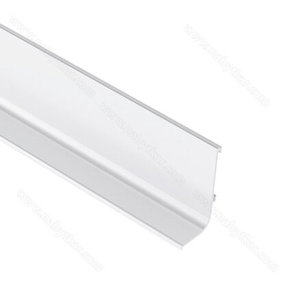 Gripless LIGHT profil typ- "L"  L-3,5m biely lesk RAL 9003