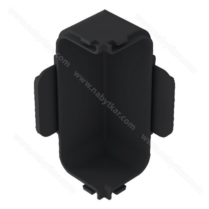 Gripless LIGHT uholník vnútorný na profil typ "C" čierny