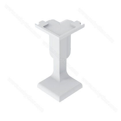 Gripless LIGHT uholník vonkajší na profil typ "C" biely