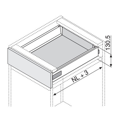 Tandembox Antaro Bočnica "K" Ľavá a pravá, biela Tandembox Antaro Bočnica "K" Ľavá a pravá, biela