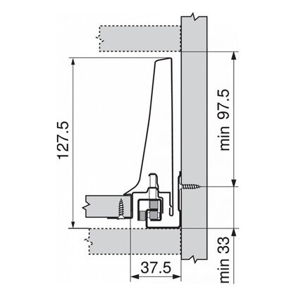 Tandembox Antaro Bočnica "K" Ľavá a pravá, biela Tandembox Antaro Bočnica "K" Ľavá a pravá, biela