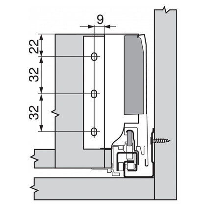 Tandembox Antaro Bočnica "K" Ľavá a pravá, biela Tandembox Antaro Bočnica "K" Ľavá a pravá, biela