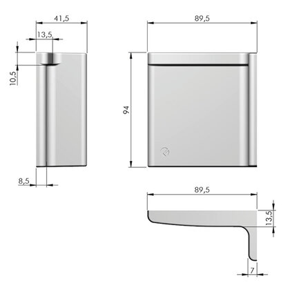 Krytka pre LIBRA H11 Antracit