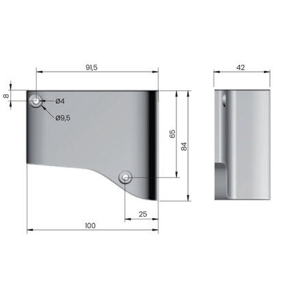 Centrálna krytka pre LIBRA H7 svetlosivá Centrálna krytka pre LIBRA H7 svetlosivá