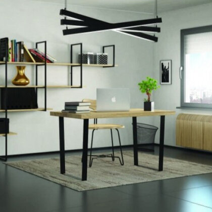 Noha stolová SR24-638-L2-IP1 čierna /Gamet 