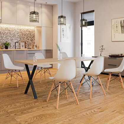 Noha stolová SR46-550-720-L2-K1 čierna /Gamet  Noha stolová SR46-550-720-L2-K1 čierna /Gamet