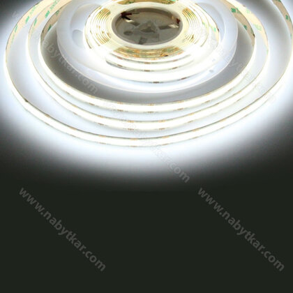 LED PAS COB súvislá línia svetla 12V,10W/m, biela studená /CP