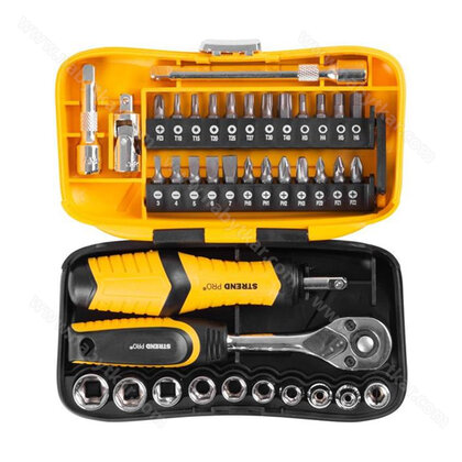 Sada náradia WT549, 39 dielna, bity, hlavice a 1/4" račne  / SP