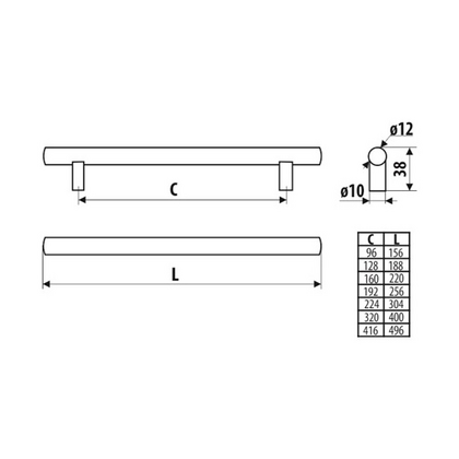 Madlo RL- L36/ čierne /Gamet