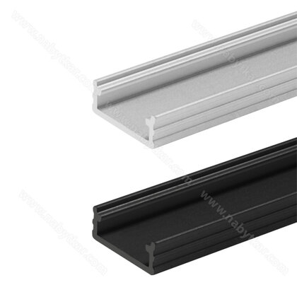 LED PROFIL - 06x16mm, Profil, 3m (bez krycej lišty)/LC
