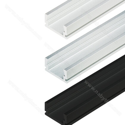 LED PROFIL - 08x16mm, Profil, 3,5m (bez krycej lišty)/Zobal LED PROFIL - 08x16mm, Profil, 3,5m (bez krycej lišty)/Zobal