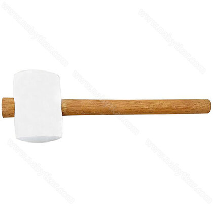 Kladivo 900g, gumenné, Whitehead, drevená rúčka  / SP