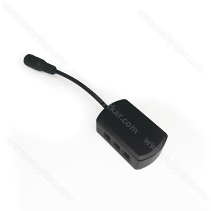 Rozvádzač JSTM 6x+GDC čierny s 10cm káblom  /CP