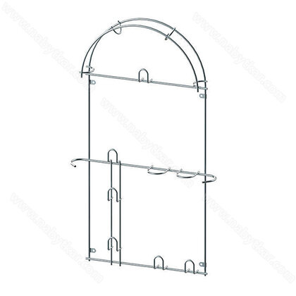  Držiak hadice na vysavač velký, efekt chróm / Rejs