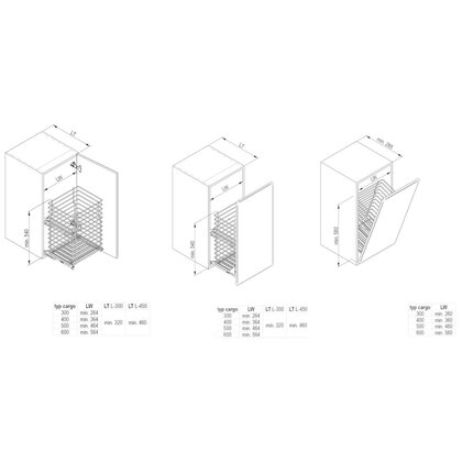Kôš na bielizeň 50, š430hl280v460mm,biely /Rejs
