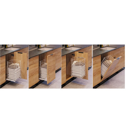 Kôš na bielizeň 50, š430hl280v460mm,biely /Rejs