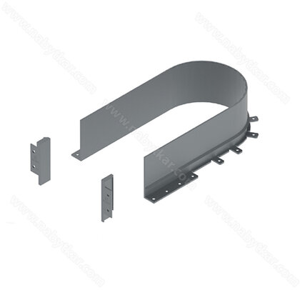 Evo organizér - zásuvková stena na sifón, antracit