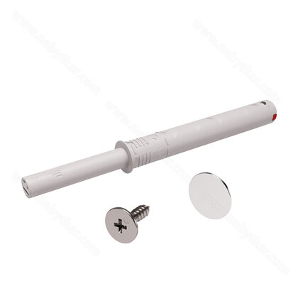 K-PUSH TECH systém na dvierka vložený silný 37mm s magnetom, biely K-PUSH TECH systém na dvierka vložený silný 37mm s magnetom, biely