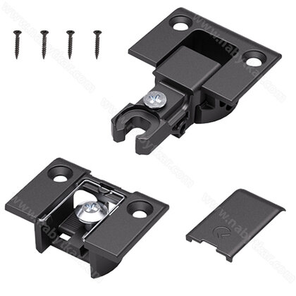 Záves KIMANA , grafit  (balenie:záves s protikusom)