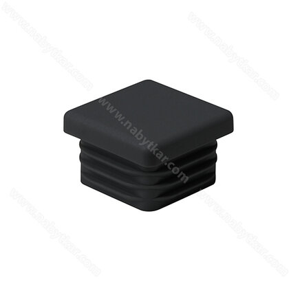 Koncovka profilu 30x30, plast-čierna