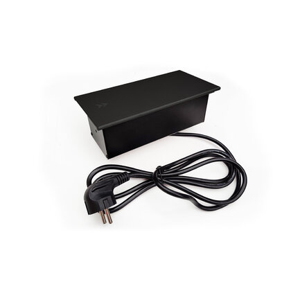 Stolová zásuvka MODUL (195x75mm) 2Z 230V+2x USB 2A 1,8m kábel Stolová zásuvka MODUL (195x75mm) 2Z 230V+2x USB 2A 1,8m kábel