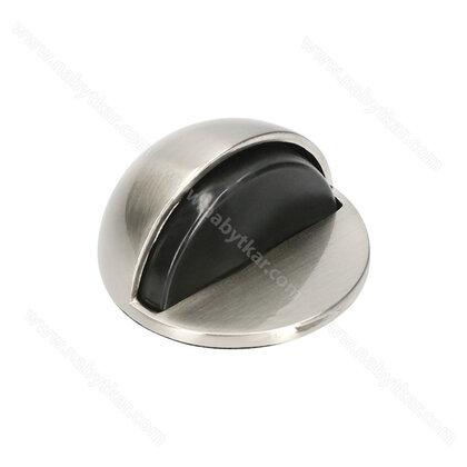 Doraz na dvere, samolepiaci, inox