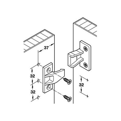HE-Spoj. kovanie Pacofix, samec 32/36 (26250368) Hafele