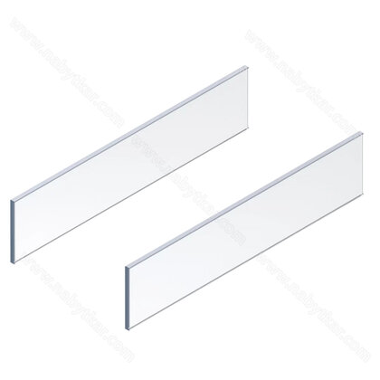 Merivobox - Zásuvací prvok zo skla číre pre 500 mm,2ks  (bočný)