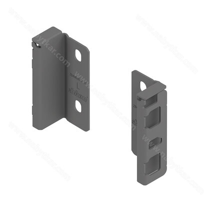 Merivobox - držiak chrbta ZB4M000S, sivá matná ORION