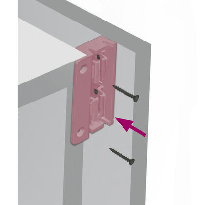 Gripless - šablóna k zvislému jednostrannému profil S160