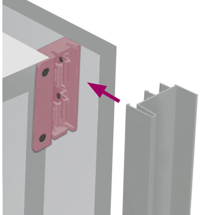 Gripless - šablóna k zvislému jednostrannému profil S160