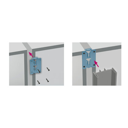 Gripless - Zvislý profil obojstranný S159  2,7m model 2023