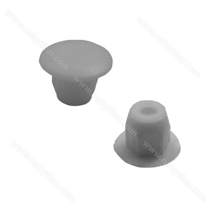 Krytka do otvoru fi 8 mm sivá