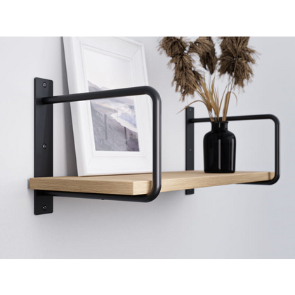 Podperka na policu WM-1004, 220X230 čierna 