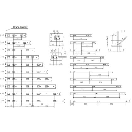 Ložiskový plnovýsuv 400mm /Gamet