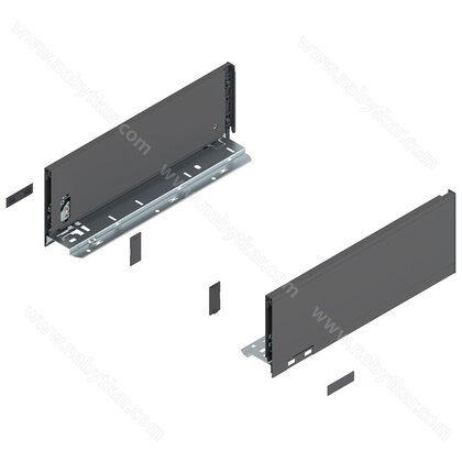 Legrabox, bočnice 770K3502S Orion sivá matná, 350 mm /Blum