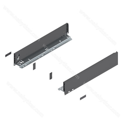 Legrabox, bočnice 770M4502S Orion sivá matná, 450 mm /Blum