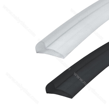 Zasklievací profil B07  do vitrín na MDF dvierka