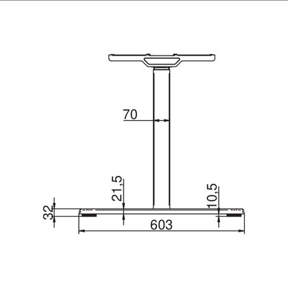 Kancelárska podnož FUTURO II elektr. nastavitelná (625mm-1275mm), rovná, model 2024 / Rejs Kancelárska podnož FUTURO II elektr. nastavitelná (625mm-1275mm), rovná, model 2024 / Rejs