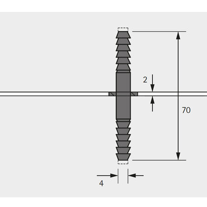 Hettich 79666 Spojovací diel pre čela VB 15 
