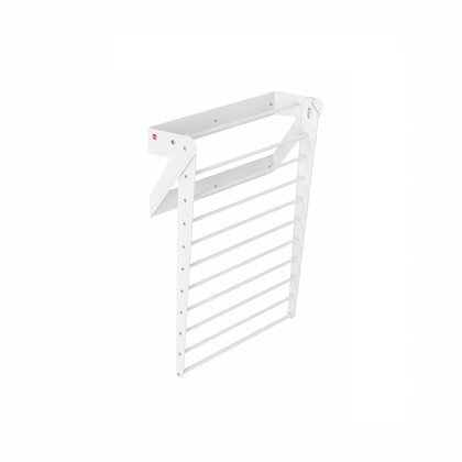 Skladací stojan na bielizeň, biely /HAILO