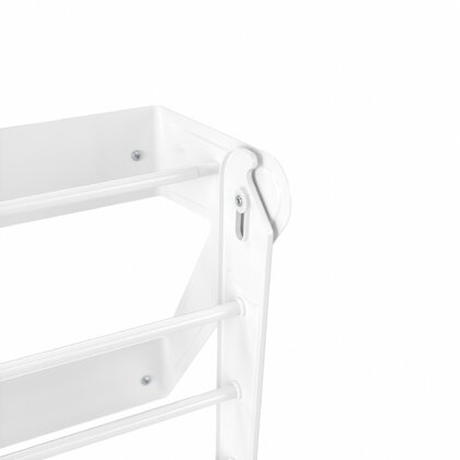 Skladací stojan na bielizeň, biely /HAILO